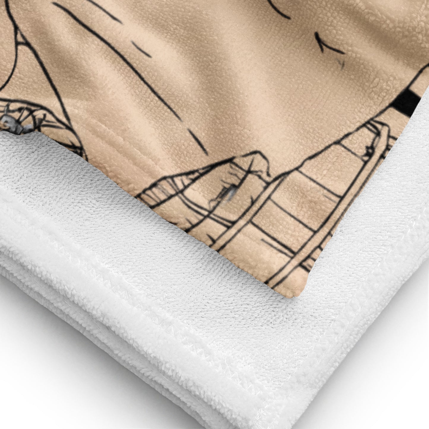 THREADBARE Collection | Cats At A Tea Party Beach Towel