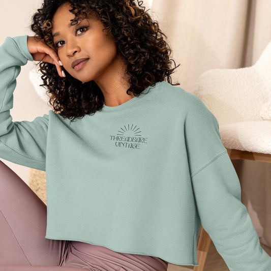 THREADBARE Collection | LOGO Crop Sweatshirt